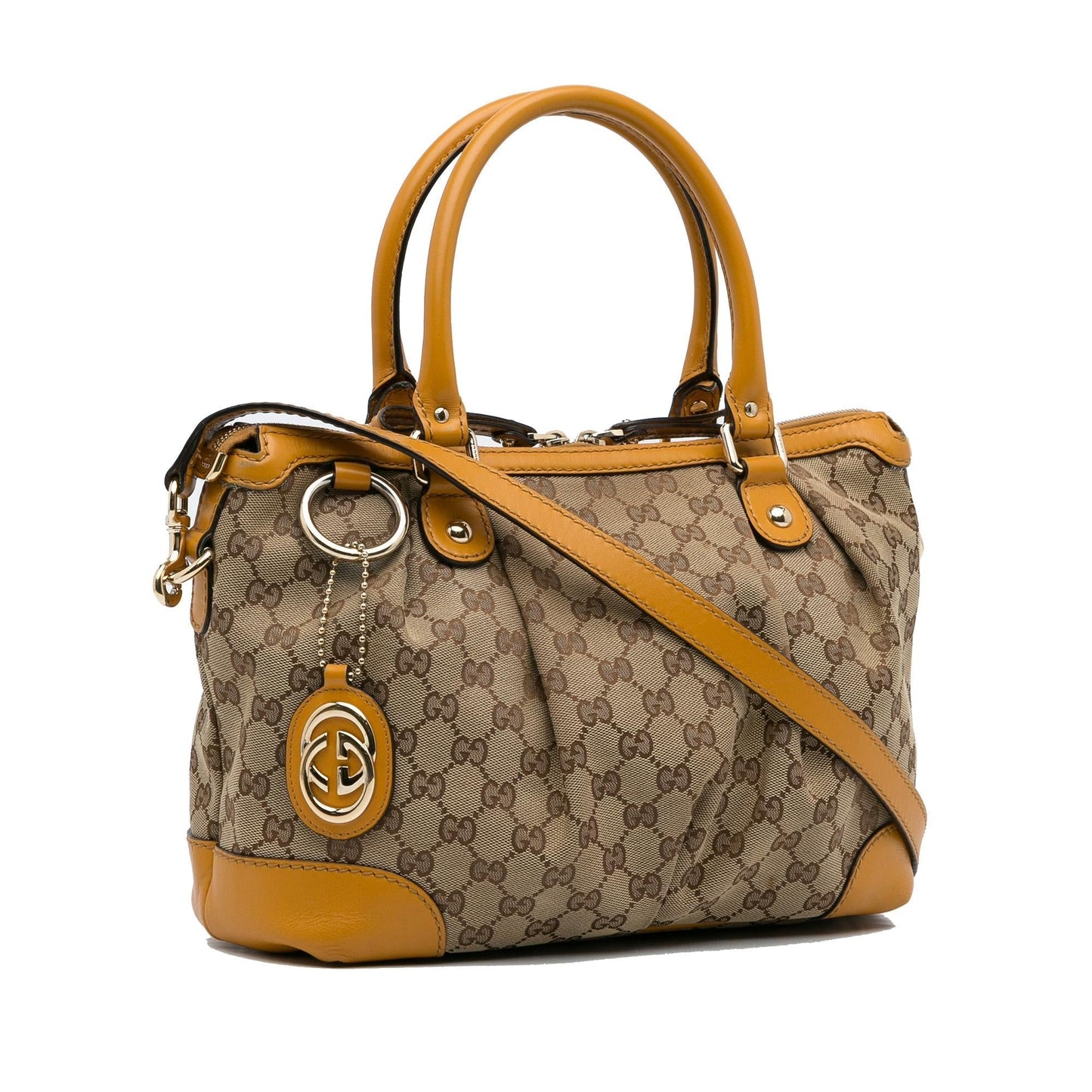 Gucci GG Canvas Sukey Satchel (yf9JaJ)