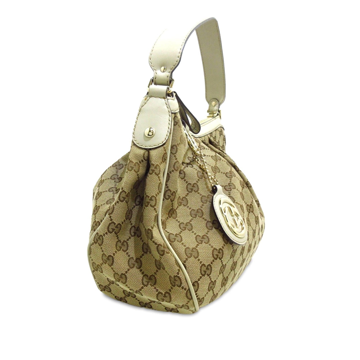 Gucci GG Canvas Sukey Shoulder Bag (BEWwh3)