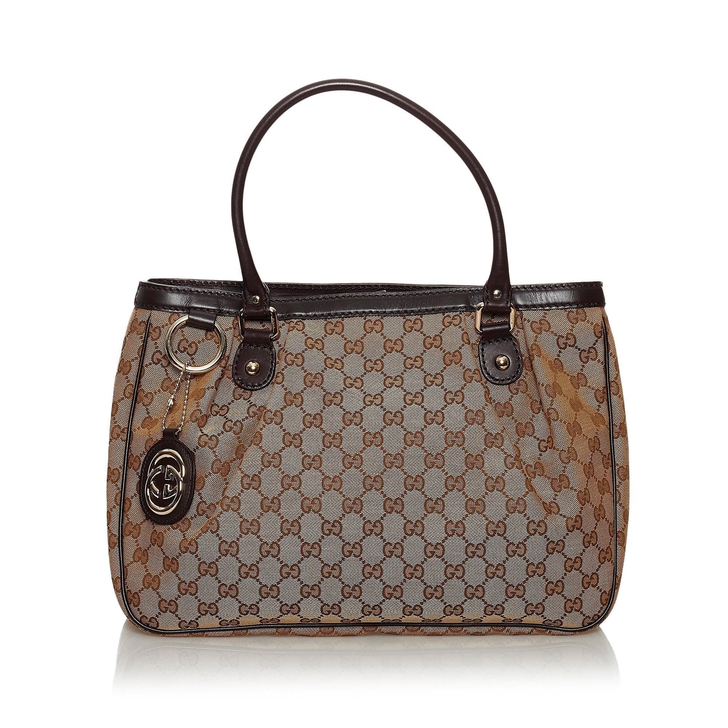 Gucci GG Canvas Sukey Tote Bag (30600)