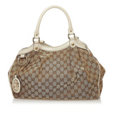 Gucci GG Canvas Sukey Tote Bag (32722)