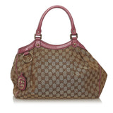 Gucci GG Canvas Sukey Tote Bag (33051)