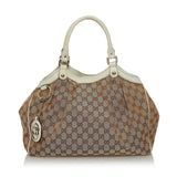 Gucci GG Canvas Sukey Tote Bag (33951)