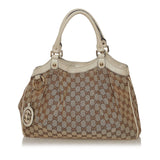 Gucci GG Canvas Sukey Tote Bag (34077)