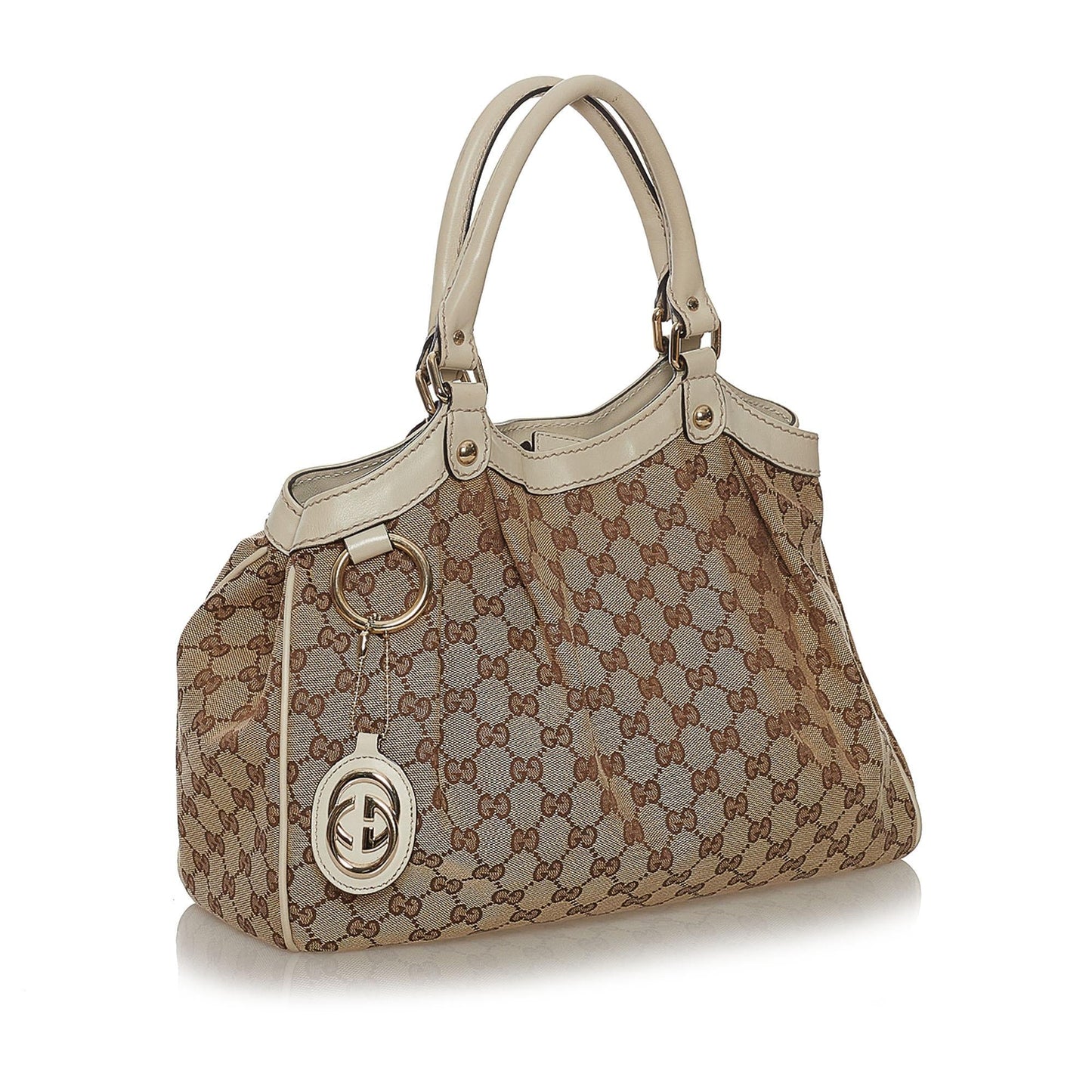 Gucci GG Canvas Sukey Tote Bag (34077)