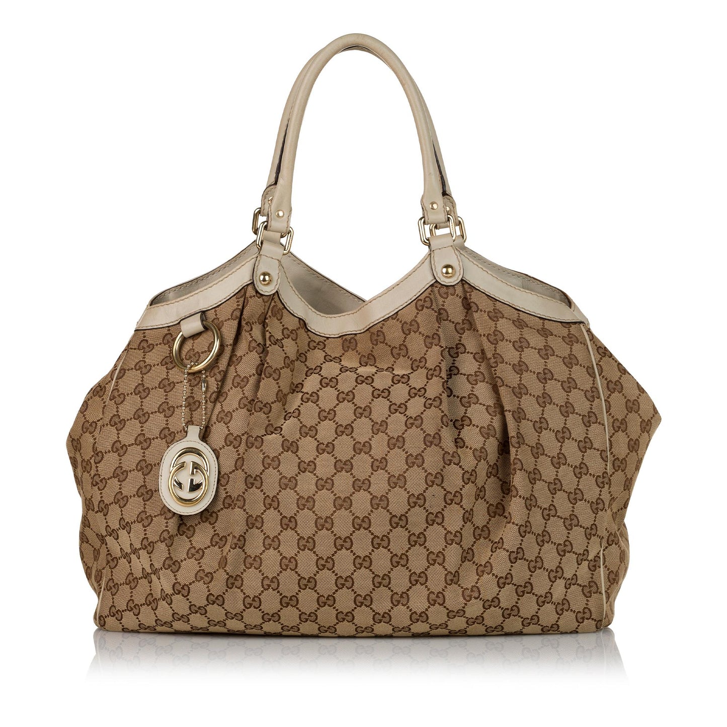 Gucci GG Canvas Sukey Tote Bag (34104)