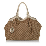 Gucci GG Canvas Sukey Tote Bag (34104)