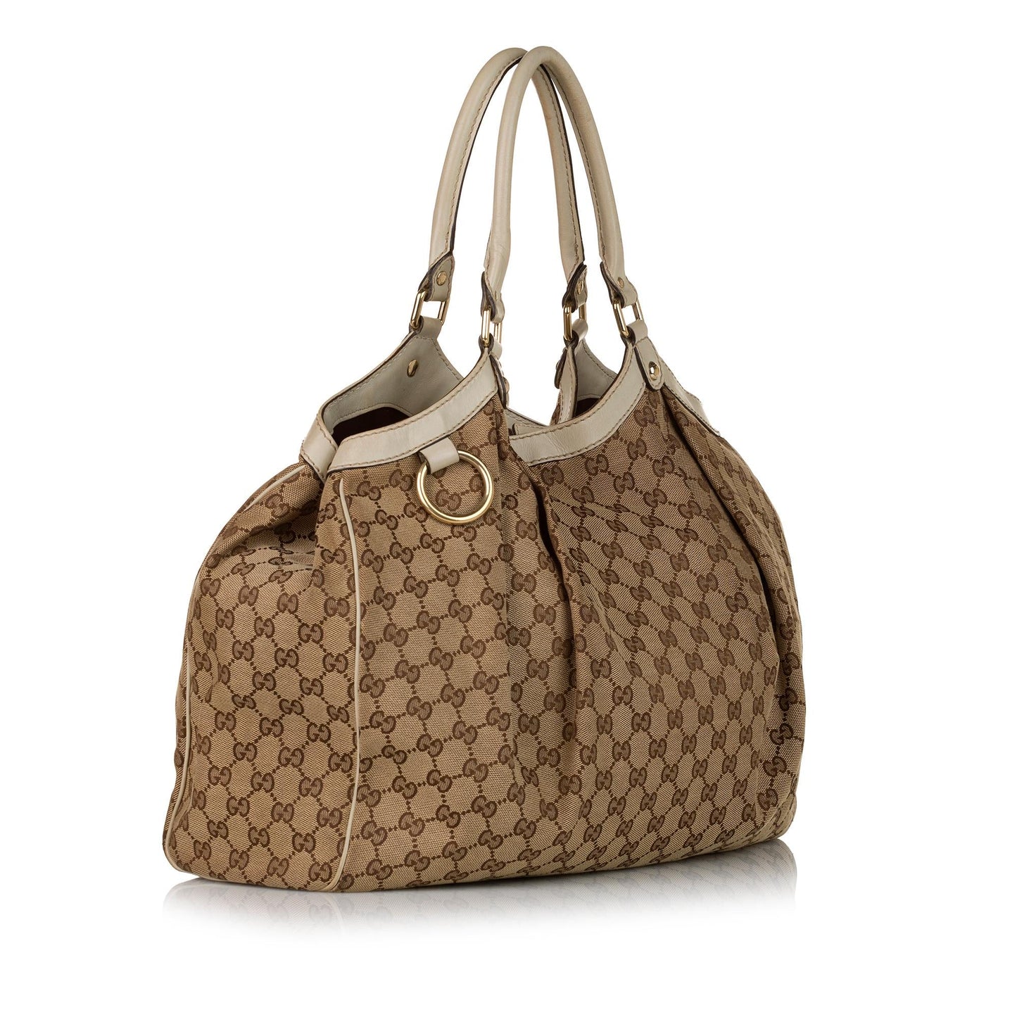 Gucci GG Canvas Sukey Tote Bag (34104)