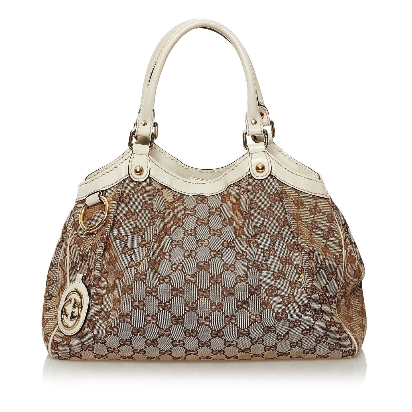 Gucci GG Canvas Sukey Tote Bag (34120)
