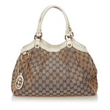 Gucci GG Canvas Sukey Tote Bag (34120)