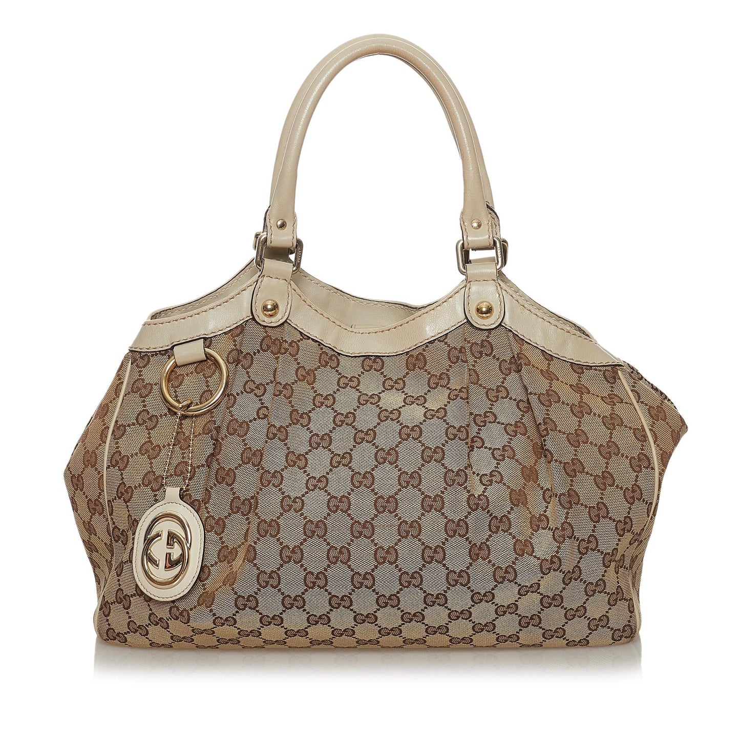 Gucci GG Canvas Sukey Tote Bag (34717)