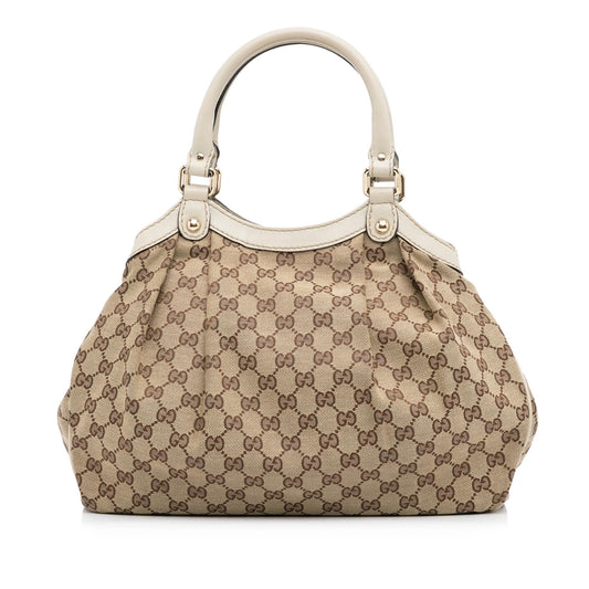 Gucci GG Canvas Sukey Tote (NtlWYR)