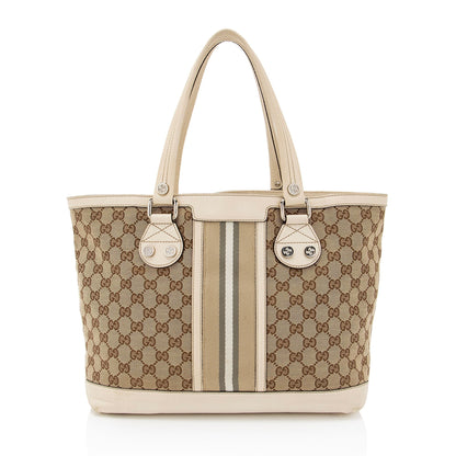 Gucci GG Canvas Sunset Medium Tote (SHF-j6mer4)