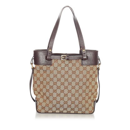 Gucci GG Canvas Tote Bag (SHG-23494)