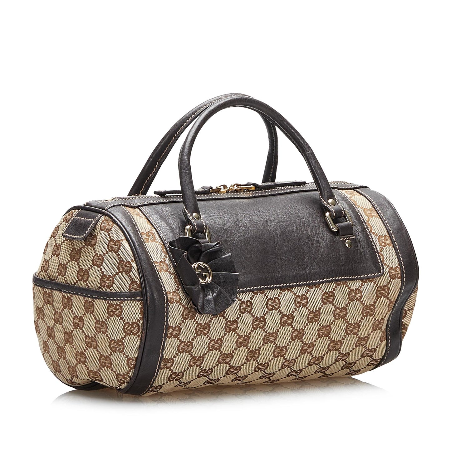 Gucci GG Canvas Trophy Handbag (4YAF0E)