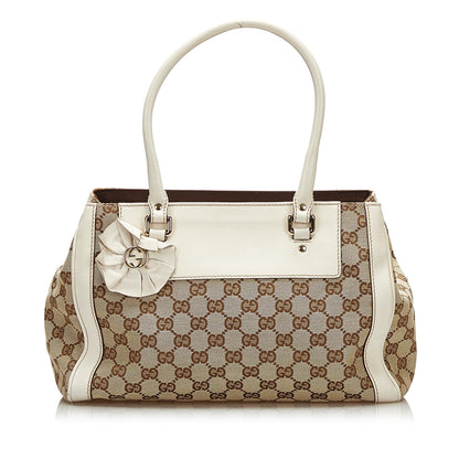 Gucci GG Canvas Trophy Tote (35223)