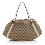 Gucci GG Canvas Twins Medium Tote (SHF-23269)