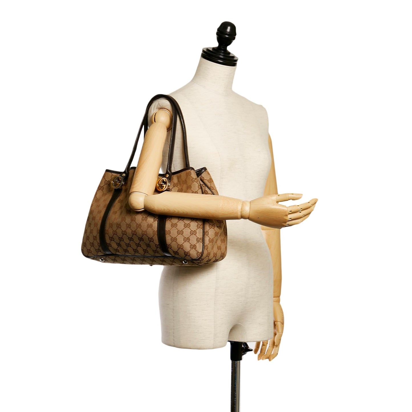 Gucci GG Canvas Twins Shoulder Bag (SHG-30953)