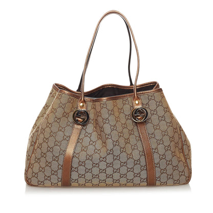 Gucci GG Canvas Twins Tote Bag (32529)