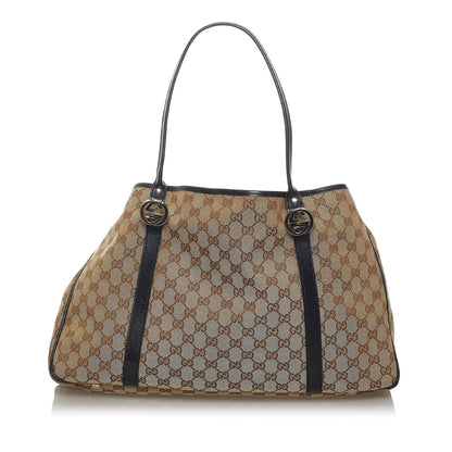 Gucci GG Canvas Twins Tote Bag (33774)