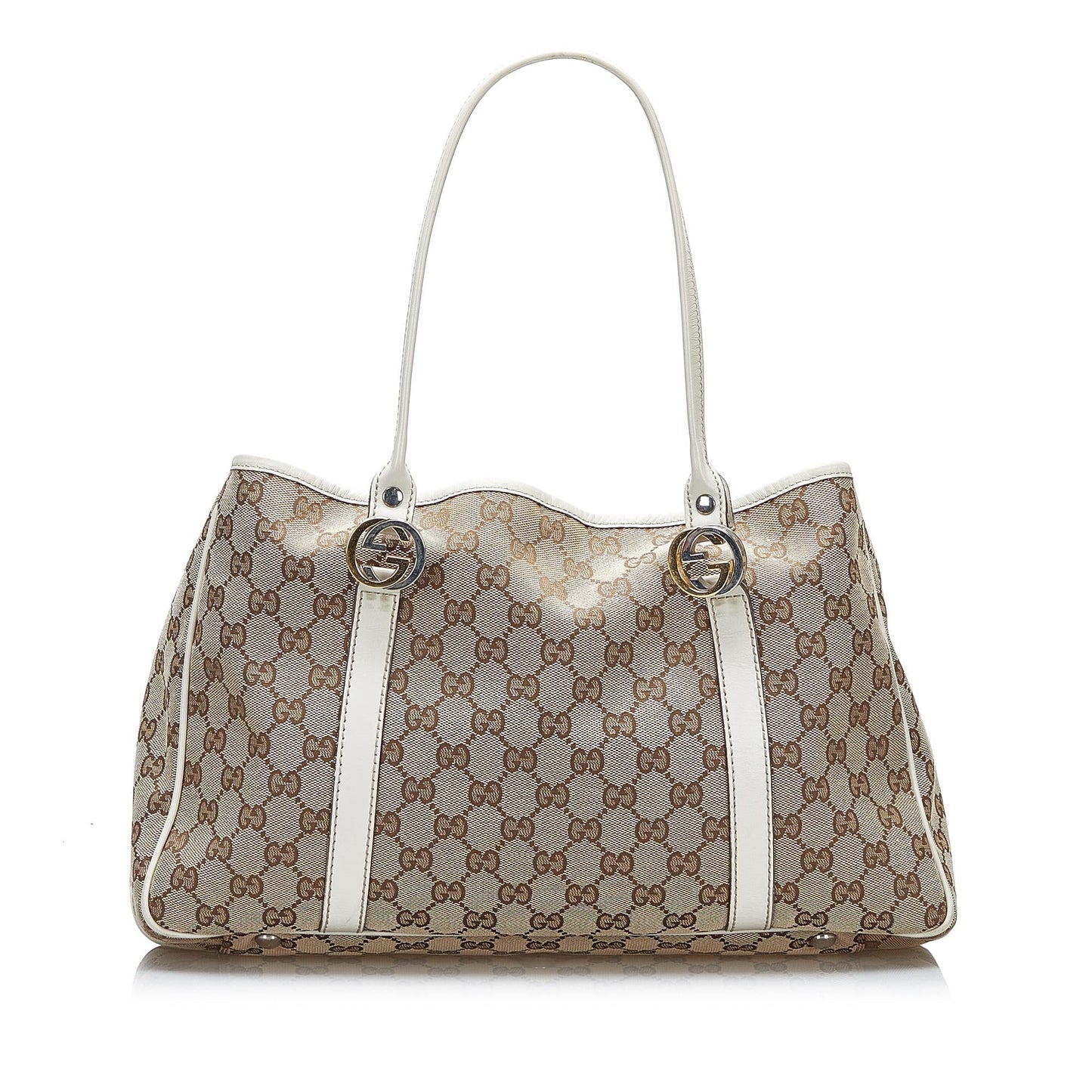 Gucci GG Canvas Twins Tote (gu3wR2)