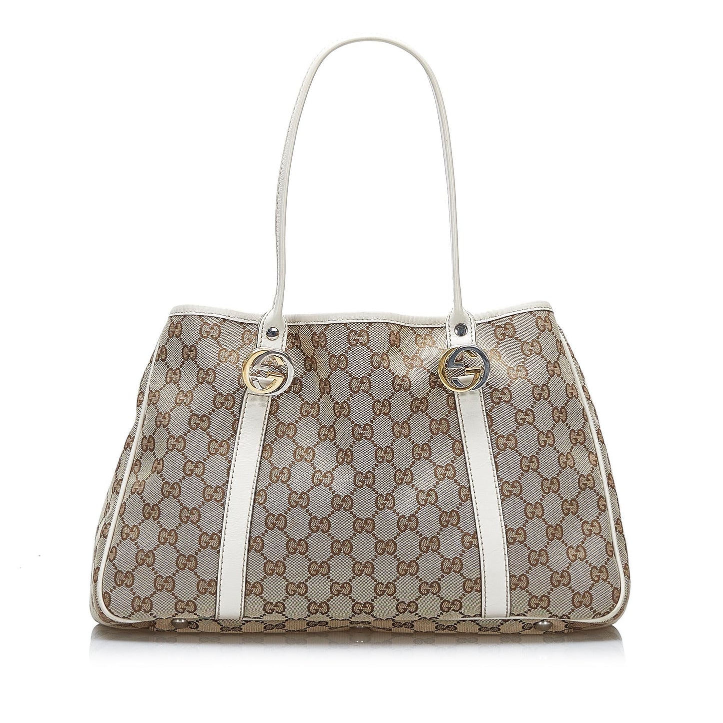 Gucci GG Canvas Twins Tote (gu3wR2)