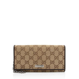Gucci GG Canvas Wallet on Chain Bag (SHF-4BzUx8)