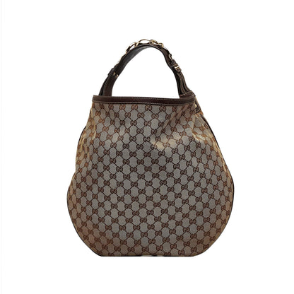 Gucci GG Canvas Wave Hobo Bag (LhwmxY)
