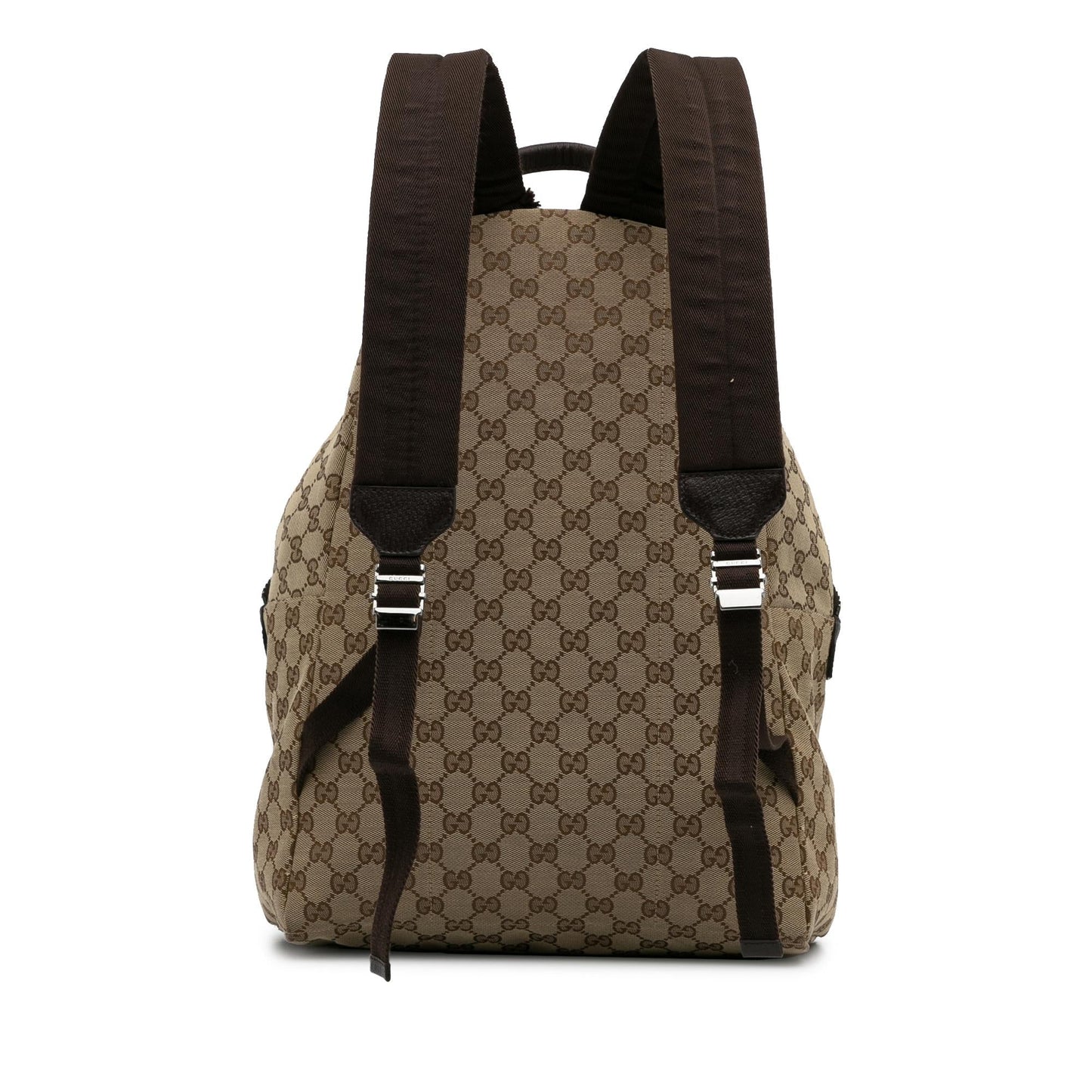 Gucci GG Canvas Web Backpack (HGdiCa)