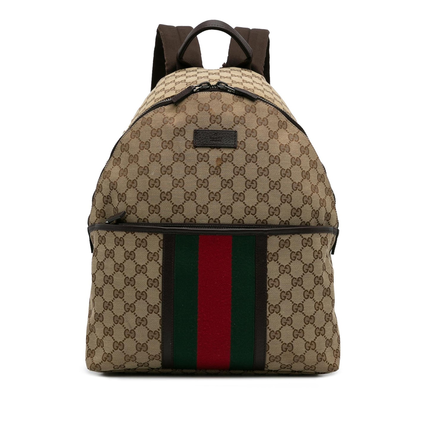 Gucci GG Canvas Web Backpack (HGdiCa)