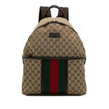Gucci GG Canvas Web Backpack (HGdiCa)