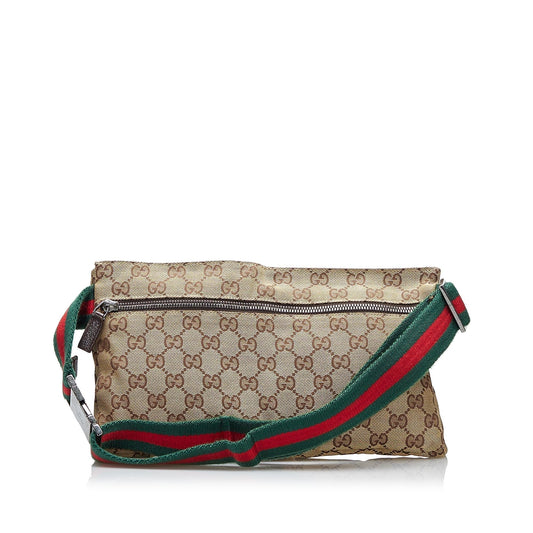 Gucci GG Canvas Web Belt Bag (6Kyxfy)