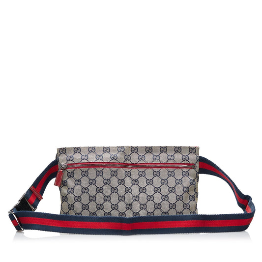 Gucci GG Canvas Web Belt Bag (NcH4Nb)