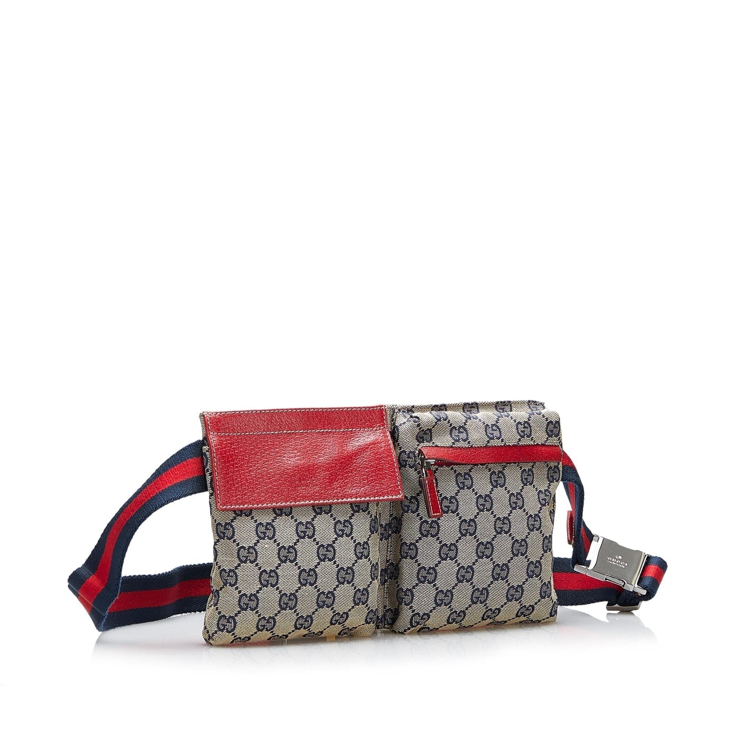 Gucci GG Canvas Web Belt Bag (NcH4Nb)