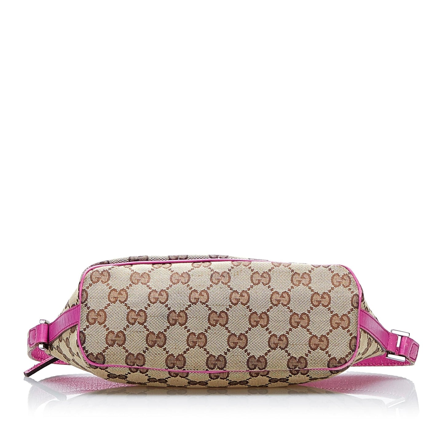 Gucci GG Canvas Web Boat Baguette (O1BGQv)