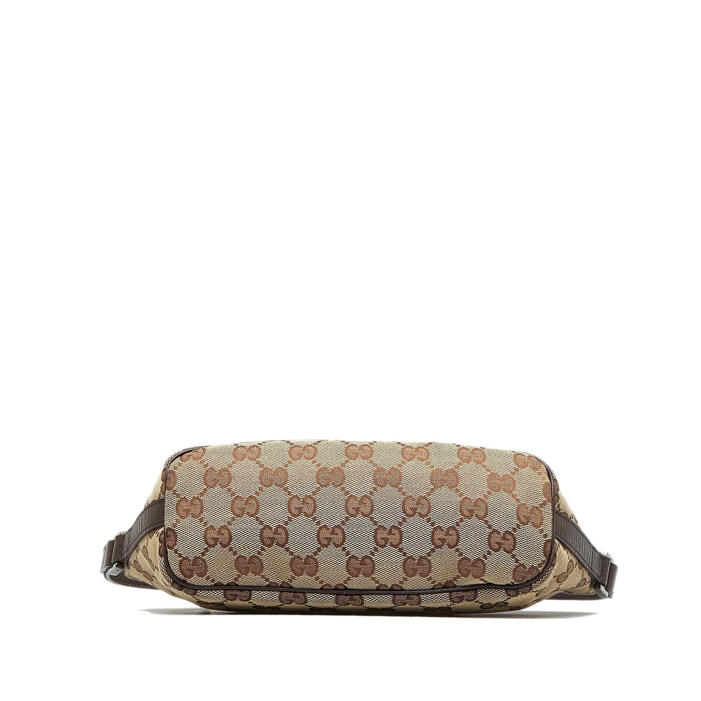 Gucci GG Canvas Web Boat Baguette (9aJiNR)