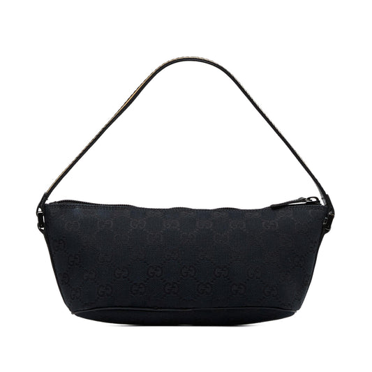 Gucci GG Canvas Web Boat Pochette (hSS1sG)