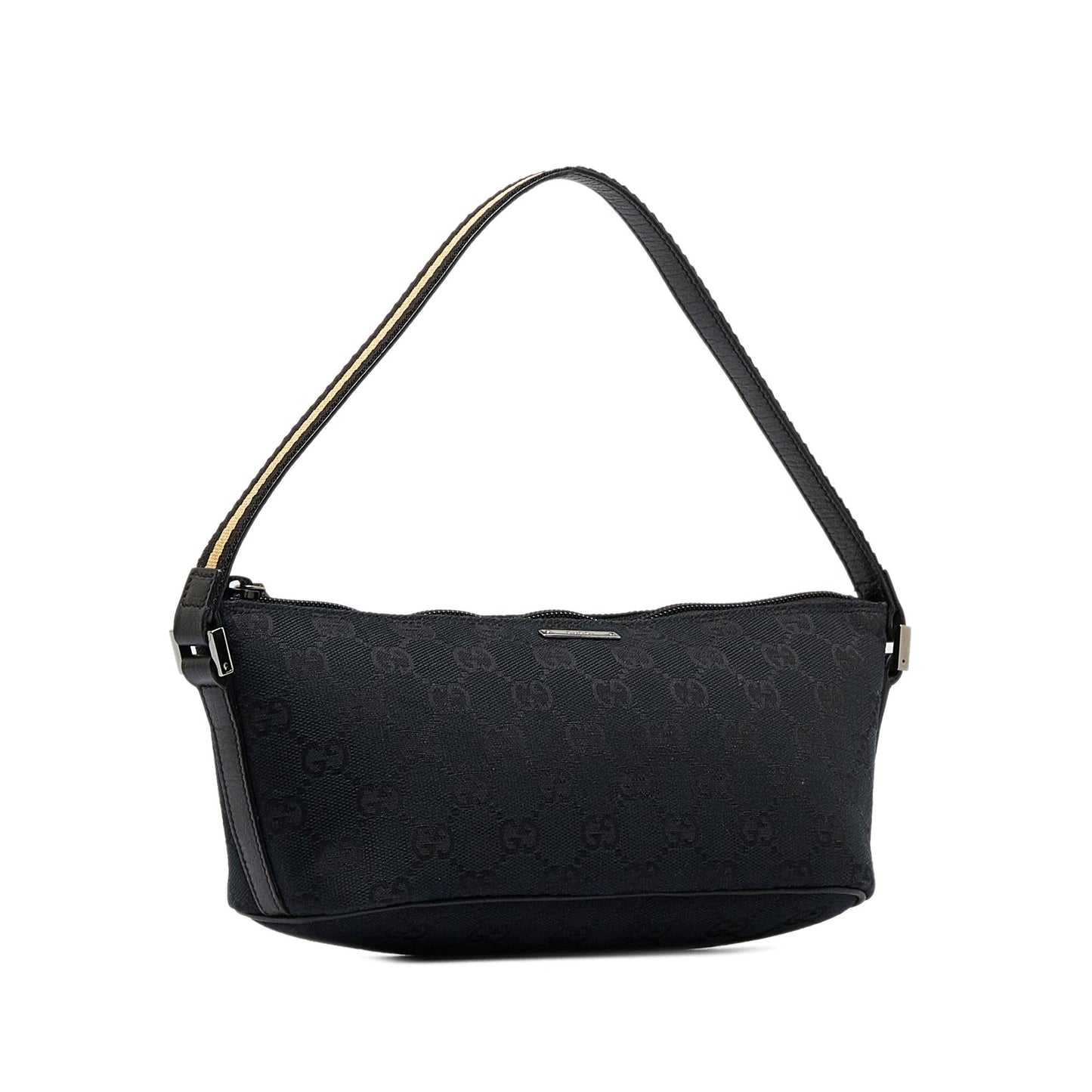Gucci GG Canvas Web Boat Pochette (hSS1sG)