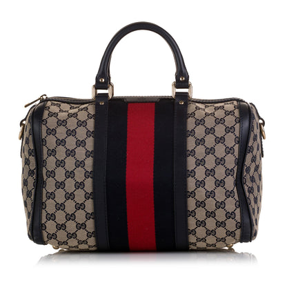 Gucci GG Canvas Web Boston (36790)