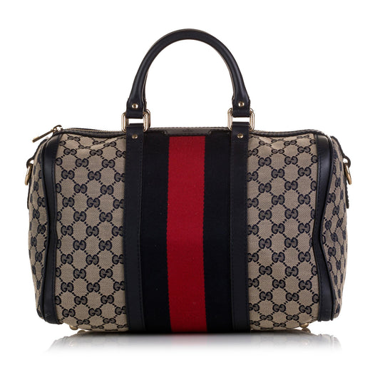 Gucci GG Canvas Web Boston (36790)