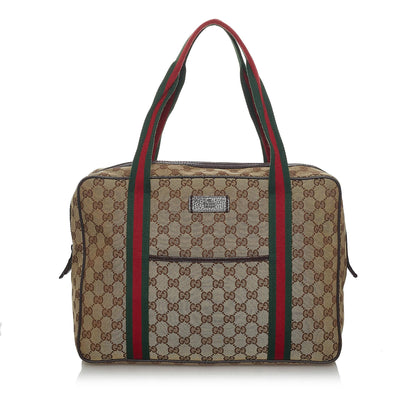 Gucci GG Canvas Web Business Bag (33948)