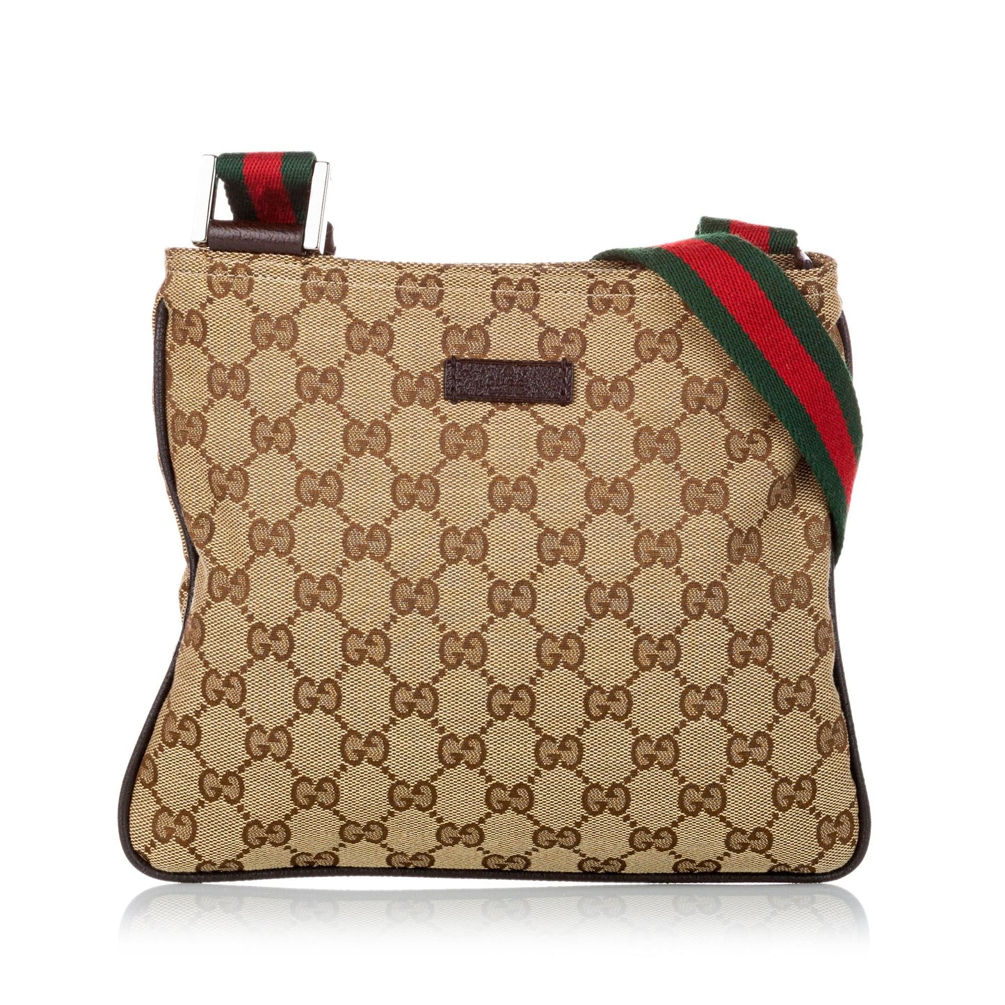 Gucci GG Canvas Web Crossbody Bag (30989)