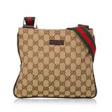 Gucci GG Canvas Web Crossbody Bag (30989)