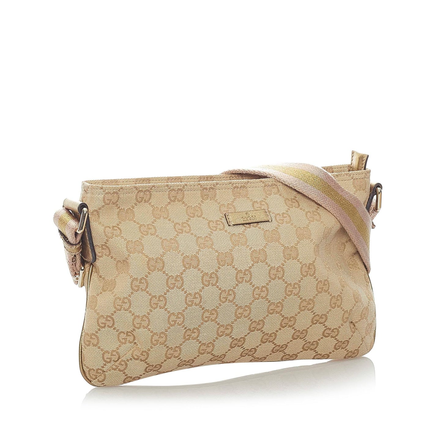 Gucci GG Canvas Web Crossbody Bag (32662)