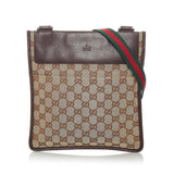 Gucci GG Canvas Web Crossbody Bag (32732)