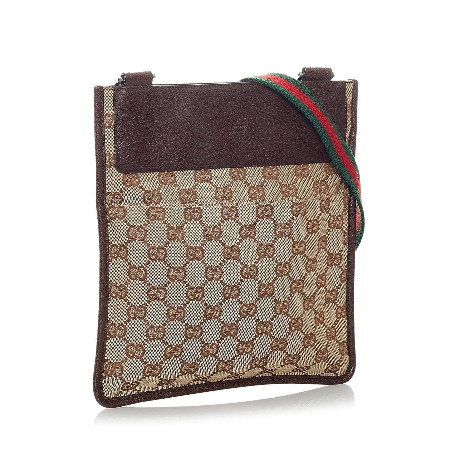 Gucci GG Canvas Web Crossbody Bag (32732)