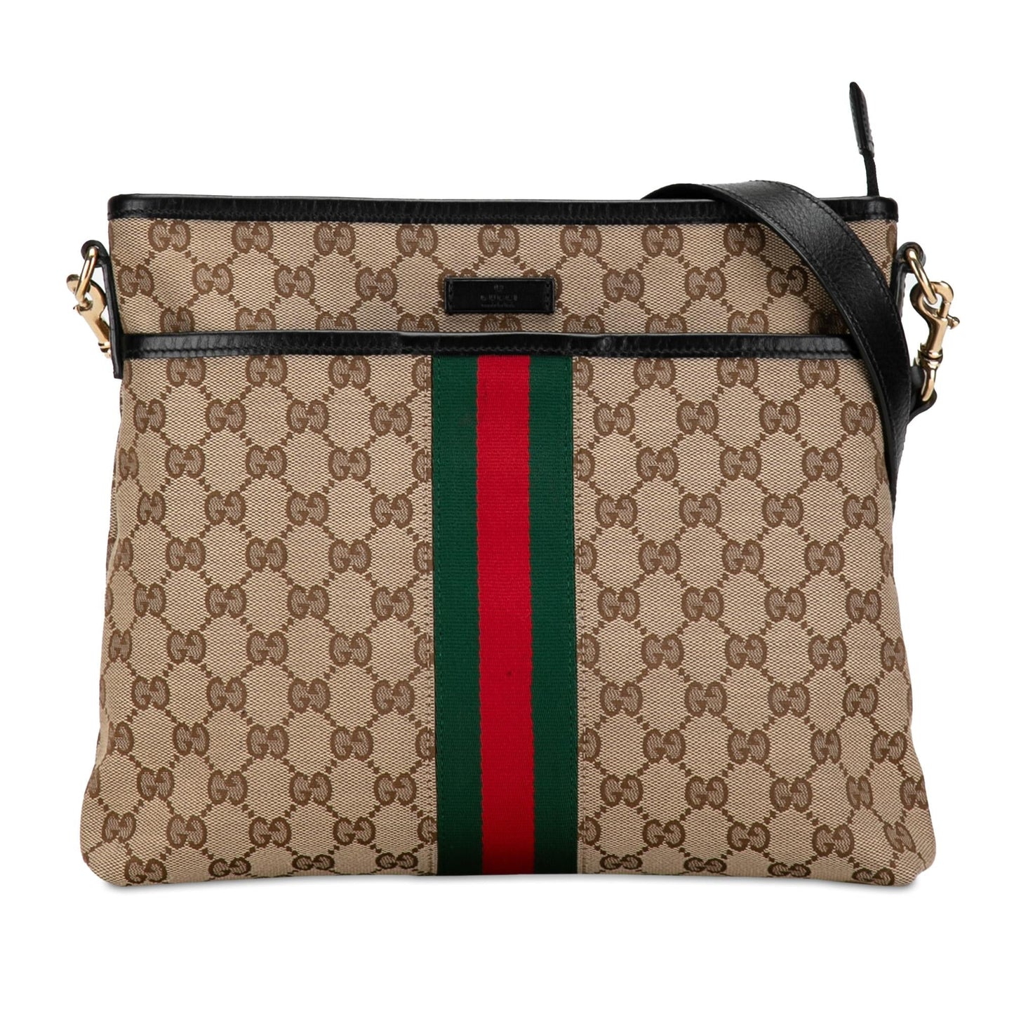 Gucci GG Canvas Web Crossbody Bag (I38dSw)