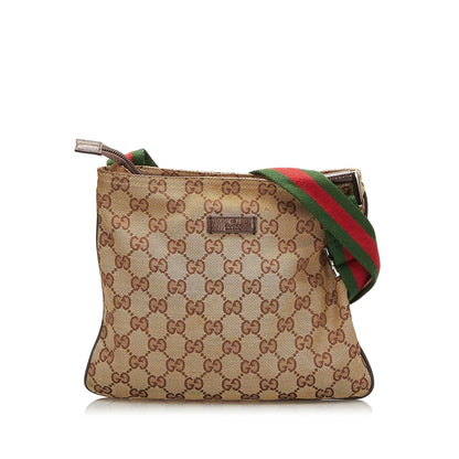 Gucci GG Canvas Web Crossbody (qQuh6s)