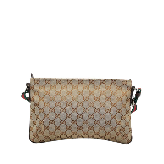 Gucci GG Canvas Web Crossbody (jpONI7)