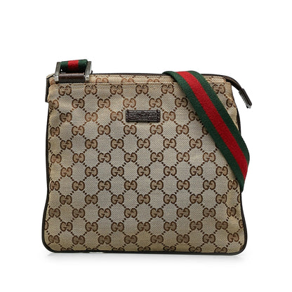 Gucci GG Canvas Web Crossbody (sHmkxf)