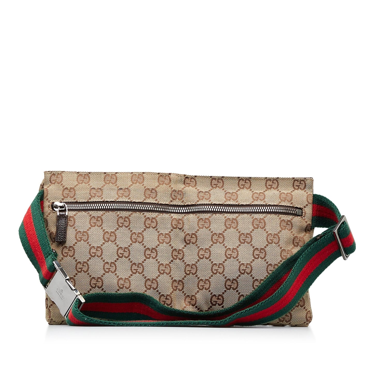 Gucci GG Canvas Web Double Pocket Belt Bag (YovxPn)